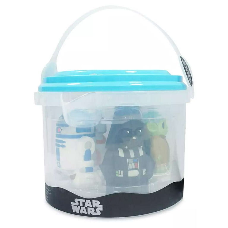 Disney Star Wars Bath Set Bucket Bath Toy Darth Vader Chewbacca