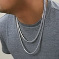 thumbnail image 6 of Nuragold 14K Real White Gold Solid Miami Cuban Link Chain Necklace 16"-30" (2.7mm-7mm) Italian Jewelry for Men & Women, 6 of 21