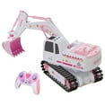 thumbnail image 2 of Excavadora RC de juguete Strade Fareast Limited 1:24 aleación rosa vehículo de construcción, 2 of 8