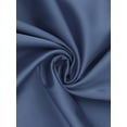 thumbnail image 6 of DARING DIVA Women's Satin Button Up Pajamas Short Sleeve Tops with Shorts S Navy Blue, 6 of 7