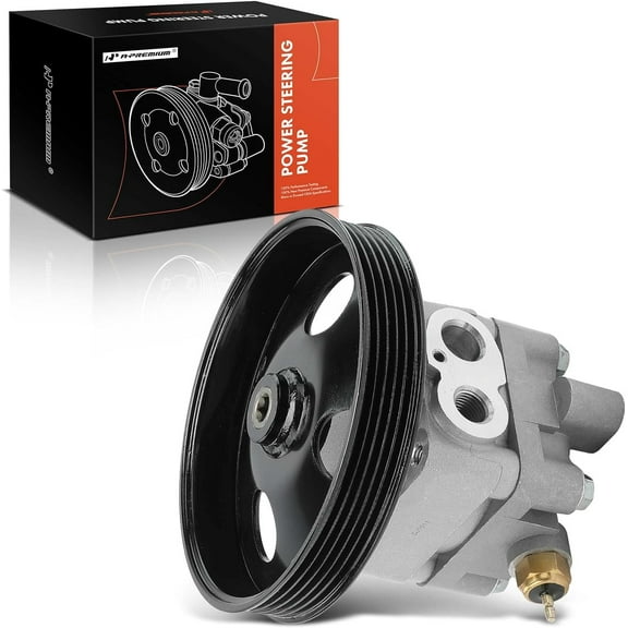 A-Premium Power Steering Pump with Pulley Compatible with Mitsubishi Eclipse 2000-2001, Galant 1999-2000, 2.4L, Replace# MR333534