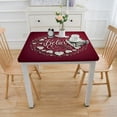 thumbnail image 3 of BANET Tablecloths for Rectangle Tables, Red Table Cloths Decorative Table Covers for White, 3 of 7