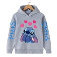 thumbnail image 5 of Ropa divertida Navidad Disney Stitch Sudadera con capucha niños dibujos animados chico niña niño Lilo y Stitch sudadera con capucha bebé Casual Top, 5 of 5