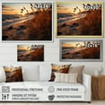 thumbnail image 4 of Designart "Meadow Dawn Seashore" Nautical & Beach Floater Framed Canvas Art Print, 4 of 7