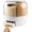 Basic White, variant on Grain Storage Container Dispenser, 6 Grids Rice Dispenser Rotating, 360? Rotating Dispenser -Click Output Rice Storage Round Grain Dispenser Kitchen for Small Grains, Beans, Rice