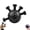 Black-1pcs, variant on Irond Forearm Trainer,Iron Forearm Trainer Ball,Finger Grip Strengthener