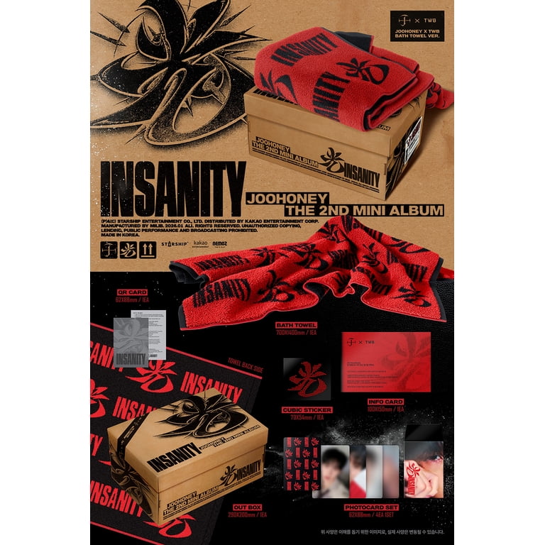 JOOHONEY - [光 (INSANITY)] 2nd Mini Album JOOHONEY X TWB BATH