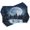 White Blue, variant on Winter Place Mats Set of 4, Dreamy Cold Night a Big Full Moon and Bench Park Stars in The Darkness, Washable Fabric Placemats for Dining Table, Standard Size, White Blue