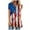 Blue, variant on OAVQHLG3B 4th of July Outfits for Women American Flag T Shirt V Neck Patriotic Shirts Printing Short Sleeve Tops