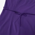 thumbnail image 4 of Black Scrubs,Women's Scrub for Women V-Neck Top & Cargo Pants, Comfortable Scrub Set Stretch Fabric - Dark Purple - S, 4 of 4