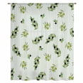 thumbnail image 2 of Spring Botanical Sheer Curtains 96 Inches Long, Green Olive Berry Branches Leaves Fruit Light Filering Curtains, Privacy Drapes Simi Floor to Veiling Curtain for Living Room Bedroom Window Treatment, 2 of 9