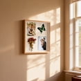 thumbnail image 4 of Photo Frame Handmade Wooden Hollow 3cm Open Square 6x8 Inch Desktop Or Wall Display DIY Storage Timeless Memorial Design, 4 of 6