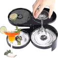 thumbnail image 1 of Salt Rimmer Bar Glass Rimmer Margarita Salt Sugar Cocktail Rimmer 3 Tier Rotating Trays Bartender Tool, 1 of 5