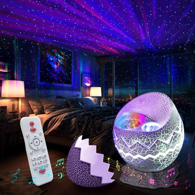 Proyector Galaxy Rossetta Star con Bluetooth White Noise