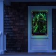 thumbnail image 4 of Halloween Fluorescent Window Banner 31.5 x 47.2 Inches Glow in Dark Window Cover with Skull Design Hanging Scary Decor for Home B, 4 of 5