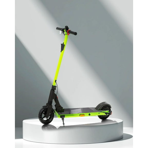 Electric Scooter 500W Peak Motor, 15.5 Miles Range & 15 MPH, 8" Flat-Free Tires, UL Certified, Foldable Electric Scooter for Adults, Teens and Big Kids
