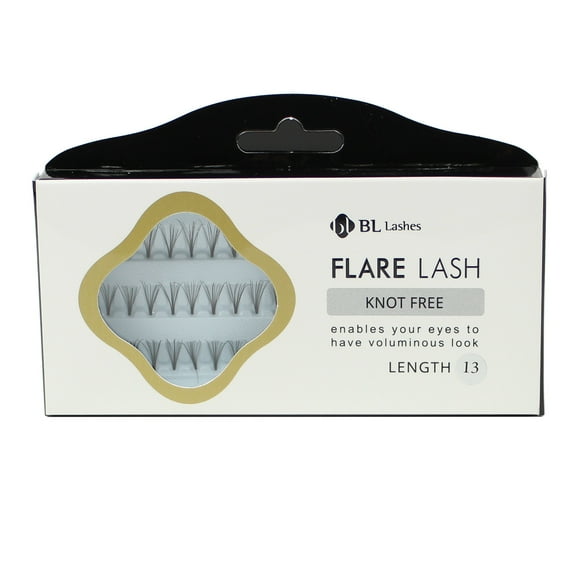 BL Lashes Flare Lash Knot Free Length 13 Cluster Lashes Eyelash Extension