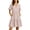 Brown 1, variant on Stripe Shirt Dress for Women Babydoll V Neck Ruffle Cuffs Tiered Hem Midi Dress Summer Wedding Guest Boho Dresses for Work & Daily Wear
