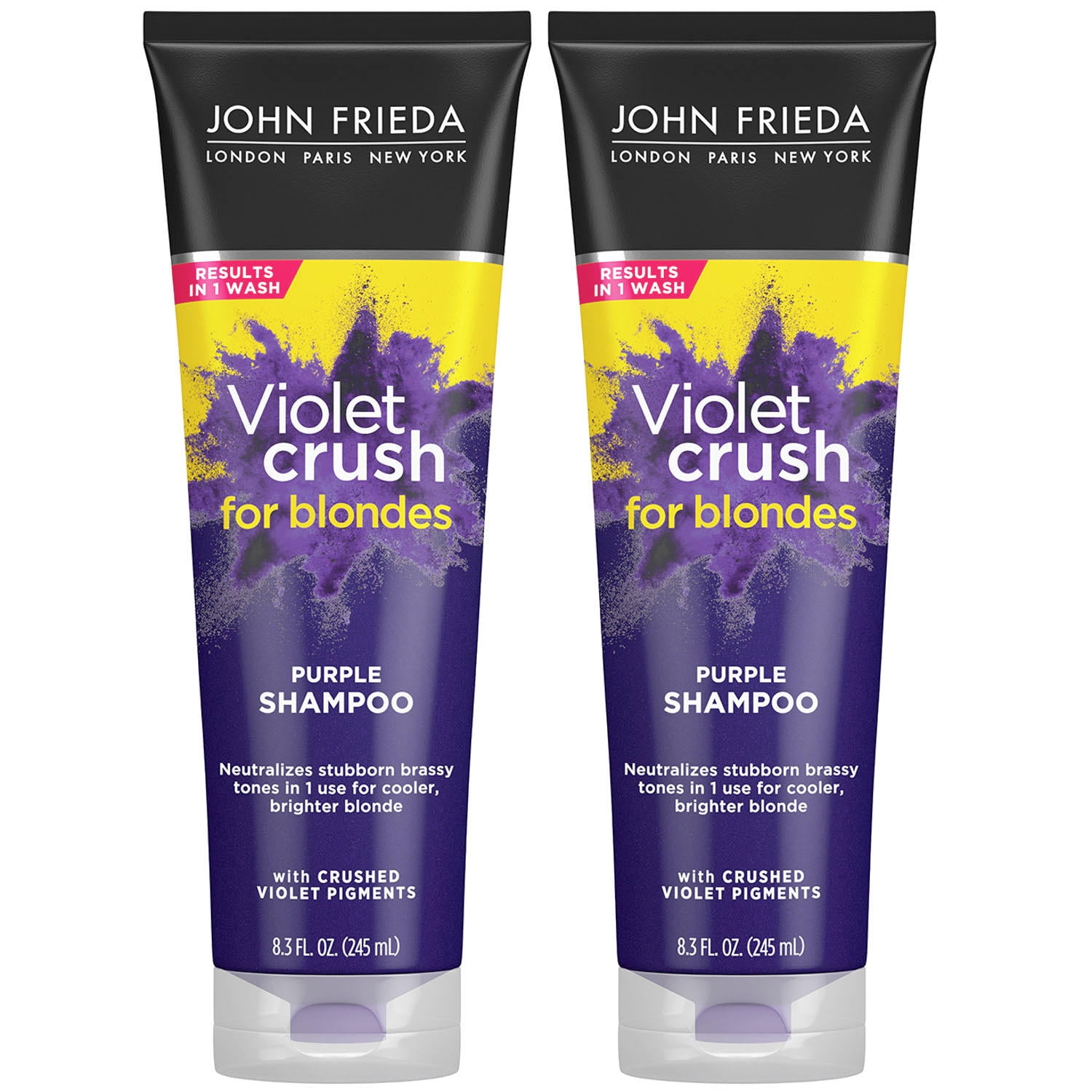 John Frieda Violet Crush Purple Shampoo (8.3 oz. 2 pk.) - Walmart.com
