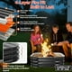 thumbnail image 2 of Pozo de fuego FCCRETA, 122 cm, cuadrado, 28 cm, acero galvanizado, 2 of 7