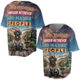 thumbnail image 3 of I Like Fishing, and my Labrador Retriever, and Maybe 3 People. Happy Father's Day All Over Print 3D Baseball Shirt Lab Dog Lover Gifts Softball Sport - 00004, 3 of 6