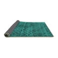 thumbnail image 2 of Ahgly Company Indoor Round Persian Turquoise Blue Bohemian Area Rugs, 8' Round, 2 of 4