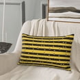 thumbnail image 6 of Haiem Pillowcase for Hair and Skin Queen - Striped With Bees Printed Soft Pillowcase with Envelope Closure-20"x30", 6 of 8
