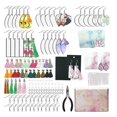thumbnail image 1 of Productos en blanco de pendientes de sublimación, para la fabricación de joyas artesanales de bricolaje Afortunado Sencillez, 1 of 5