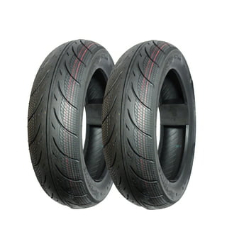 MMG SET OF TWO Scooter Tubeless Tires 3.50-10 Front or Rear fits on 10 Inch  Rim