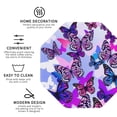 thumbnail image 4 of Bingfone Vintage Flying Butterflies Leather Drinks Coasters With Set Of 6,Suitable For Home Kitchen,Coffee Cup Coasters Home Gift, 4 of 9