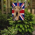 thumbnail image 2 of Airedale with English Union Jack British Flag Garden Flag, 2 of 2