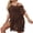 2 Brown, variant on Cogild Swimsuit Cover Up for Women Crochet Sleeveless Tunic V Neck Bikini Beachwear Sheer Bathing Suit Coverups