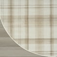 thumbnail image 4 of Nourison Grafix 4' x Round Ivory Beige Farmhouse Indoor Rug, 4 of 8