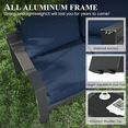 thumbnail image 6 of Amopatio Aluminum Patio Furniture, 8 Pieces Metal Outdoor Furniture Set, Outdoor Sectional Modern Sofa Sets with Coffee Table for Pool, Garden, White&Blue (Included Waterproof Covers), 6 of 6