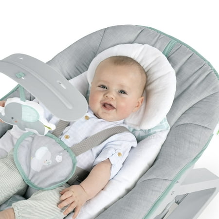 Ingenuity Keep Cozy 3-in-1 Vibrating Infant & Toddler Baby Bouncer and Rocker Chair, Multicolor