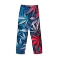 thumbnail image 3 of Haiem Red And Blue Leaves Men's Pajama Pants Ultra Lightweight Pjs Bottoms Sleepwear Bottom Pants With Pocket Drawstring-Medium, 3 of 7