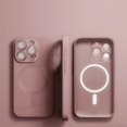 thumbnail image 3 of Fundas magnéticas MagSafe de lujo con película de lente para iPhone 15, 14, 13, 12, 11 Pro Max Plus, funda mate, accesorios de cubierta a prueba de golpes, 3 of 5