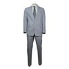 New Brooks Brothers Mens Blue White Striped Regent Fit Two Piece Suit 43R 37W 0763-1