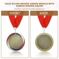 thumbnail image 4 of Uxcell Award Medals, Prize Medals Winner Medals with Neck Ribbon for Competitions Sports Event Gold, 4 of 7