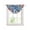 Navy Blue, variant on Turquoise Tulip Waterfall Valances for Windows, Spring Vintage Botanical Butterfly Floral Sheer Valance Curtains, Rod Pocket Elegant Swag Valances for Living Room Bedroom, 47.2"x38.5", 2 Panel