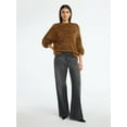 thumbnail image 2 of Scoop Women's Tinsel Knit Tunic Sweater with Long Sleeves, Midweight, Sizes, XS-XXL, 2 of 6