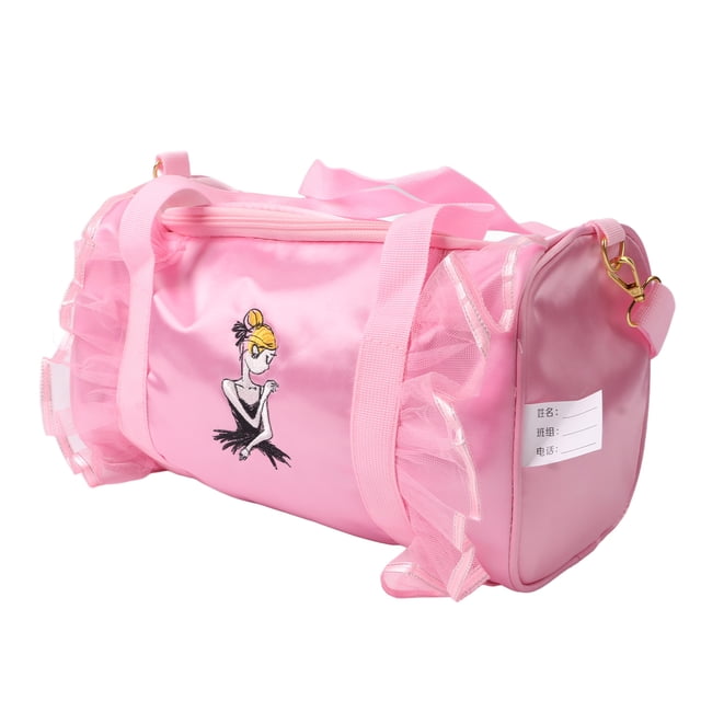 Kids Duffel Bag, Girls Dance Bag Dual Use with Shoulder Strap for Travel
