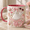 Black, variant on Bachelorette Mug Pink Bride Vibes Coffee Cup for Bridal Party Weekend Gift