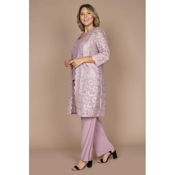 R&M Richards Mother of the Bride Pant Suit Made in USA 1993