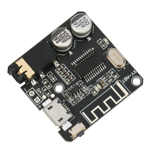 Placa de módulo receptor de audio, módulo receptor de audio DIY Receptor de audio estéreo Placa receptora de audio Salida de alta intensidad