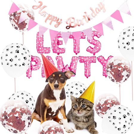 23 Pcs Ensemble Pet Dog Party Decoration Kit Lets Pawty Ballons Anniversaire Bannieres Articles De Fete Pour Chien Chat Walmart Canada 23 Pcs Ensemble Pet Dog Party Decoration Kit Lets Pawty Ballons Anniversaire Bannieres Articles De Fete Pour Chien Chat Walmart Canada