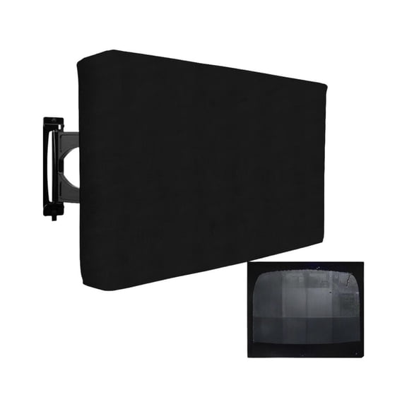 HIKVEX 22-85 inch Outdoor Tv Cover Weatherproof Protector for Lcd Flat Tv Screen Garden Patio Outdoor Tv Cover Waterproof Dust-Proof 22-24 inch