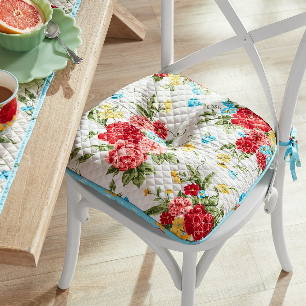 The Pioneer Woman Sweet Rose Chair Cushion, Set of 2 - Walmart.com