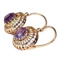 thumbnail image 5 of Pendientes para mujer, regalos para mujer, moda, redondos, yurta, tienda hueca, forma de C, clip para la oreja, gancho para la oreja, joyería, collar para mujer, 5 of 5