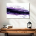 thumbnail image 2 of Elephant Stock Violette Wave Wall Art - Horizontal Canvas Wall Art - Living Room Wall Decor - Abstract Canvas - Purple And Gray Decor By Alyson Storms - 24" x 16", 2 of 8